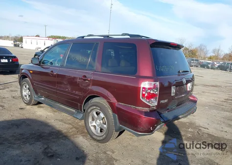 2007 Honda Pilot Ex-L z USA, uszkodzony, nr VIN 2HKYF18697H510862